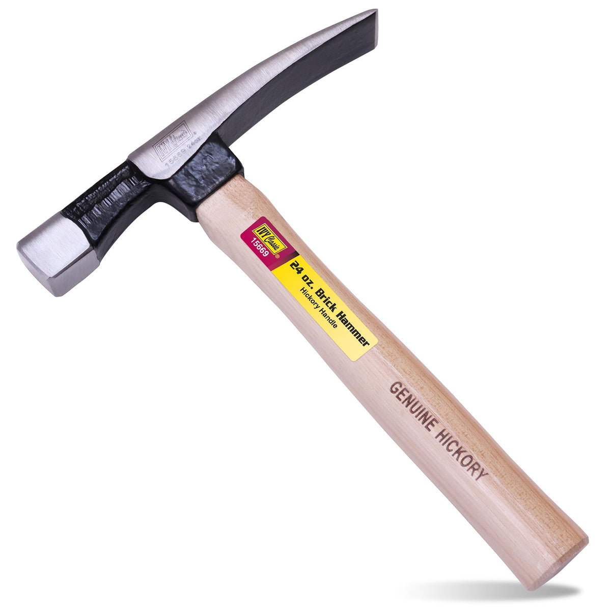 IVY Classic 15669 24 oz. Brick Hammer with Hickory Wood Handle