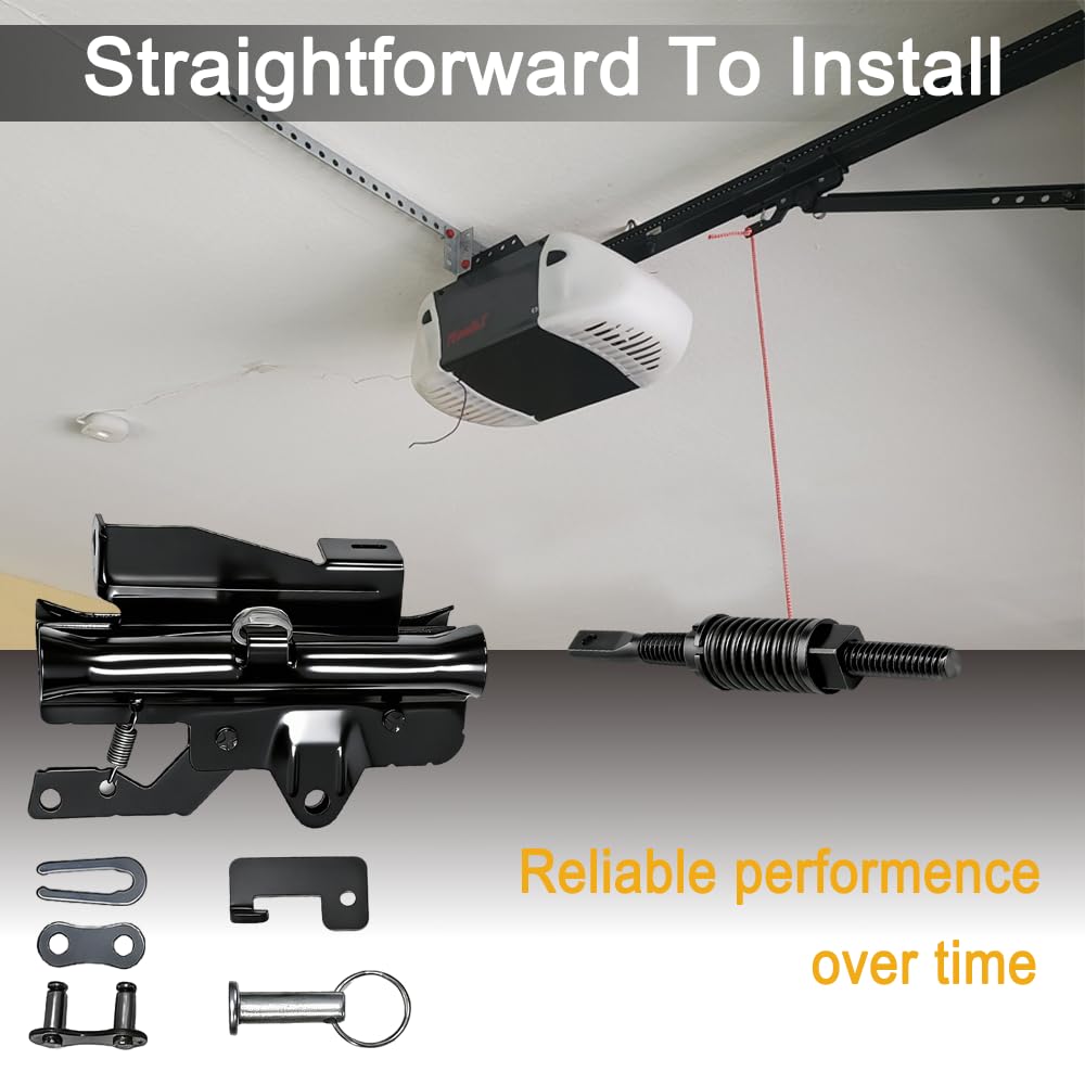 FARMAN 41B3869-3A 41B3869-1 Garage Door Opener Trolley Replacement Kit Fits Chamberlain LiftMaster Model 1040 1140 1250 1255 Heavy-Duty Steel Trolley with All Hardware Included
