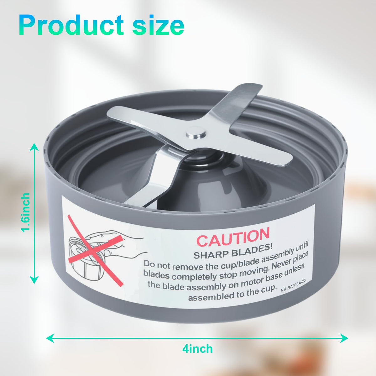 Replacement Extractor Blade for NutriBullet 600w/900w Pro Series Blender