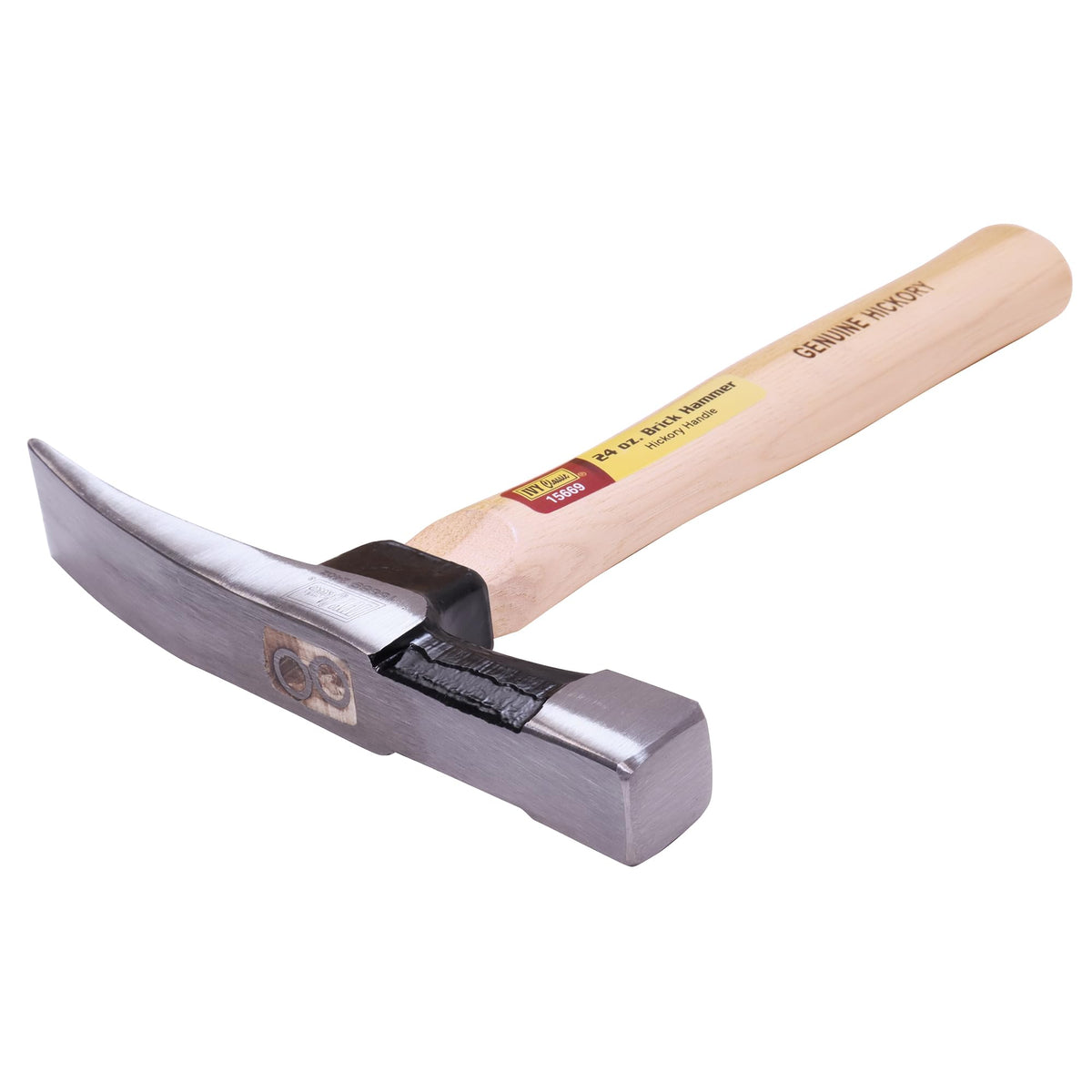 IVY Classic 15669 24 oz. Brick Hammer with Hickory Wood Handle