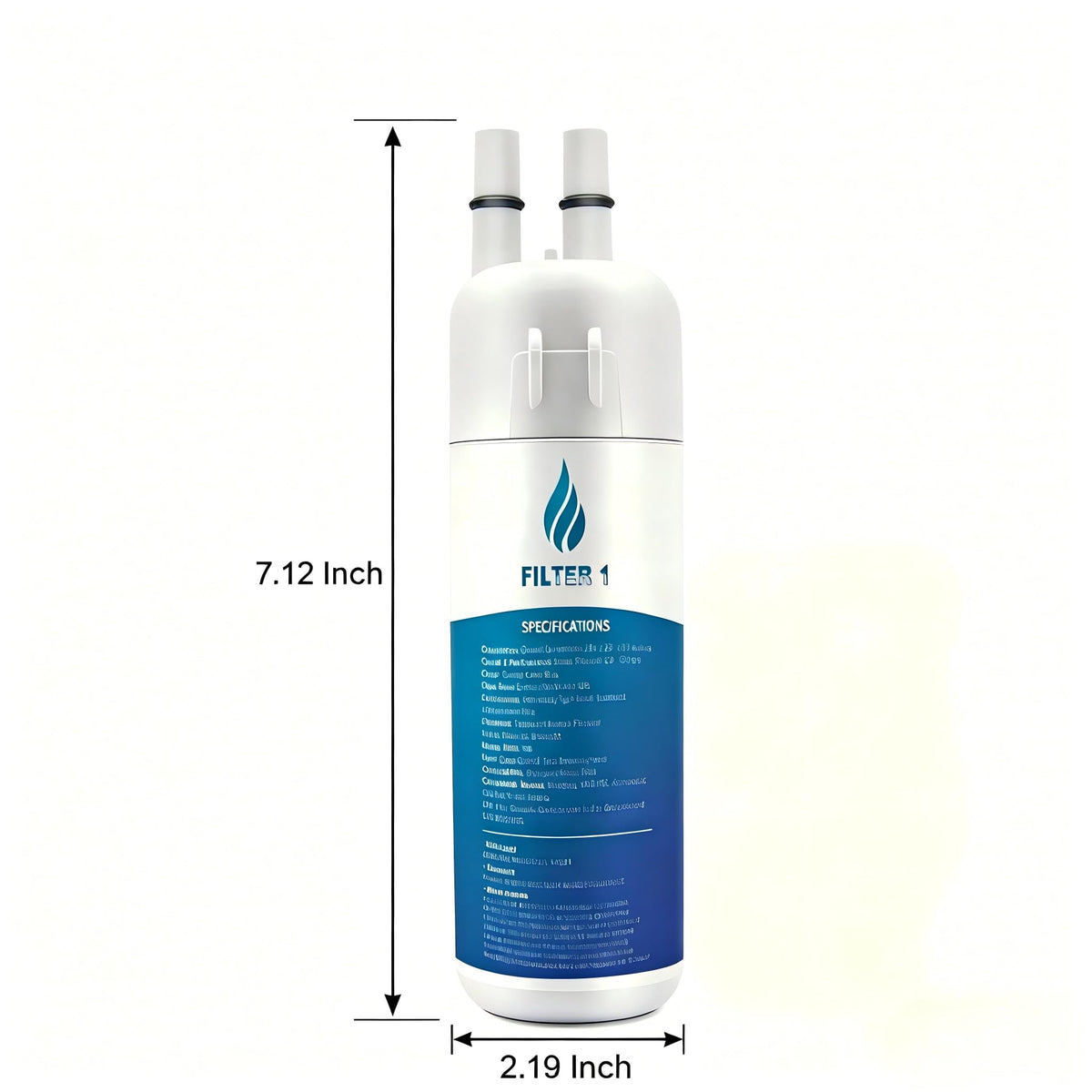 PAHOLD EDR1RXD1 Replacement for Whirlpool® EDR1RXD1, W10295370A, Everydrop®, WHR1RXD1, P8RFWB2L, P8WB2L, P4RFWB, 46-9930, 46-9081 (3 Pack)