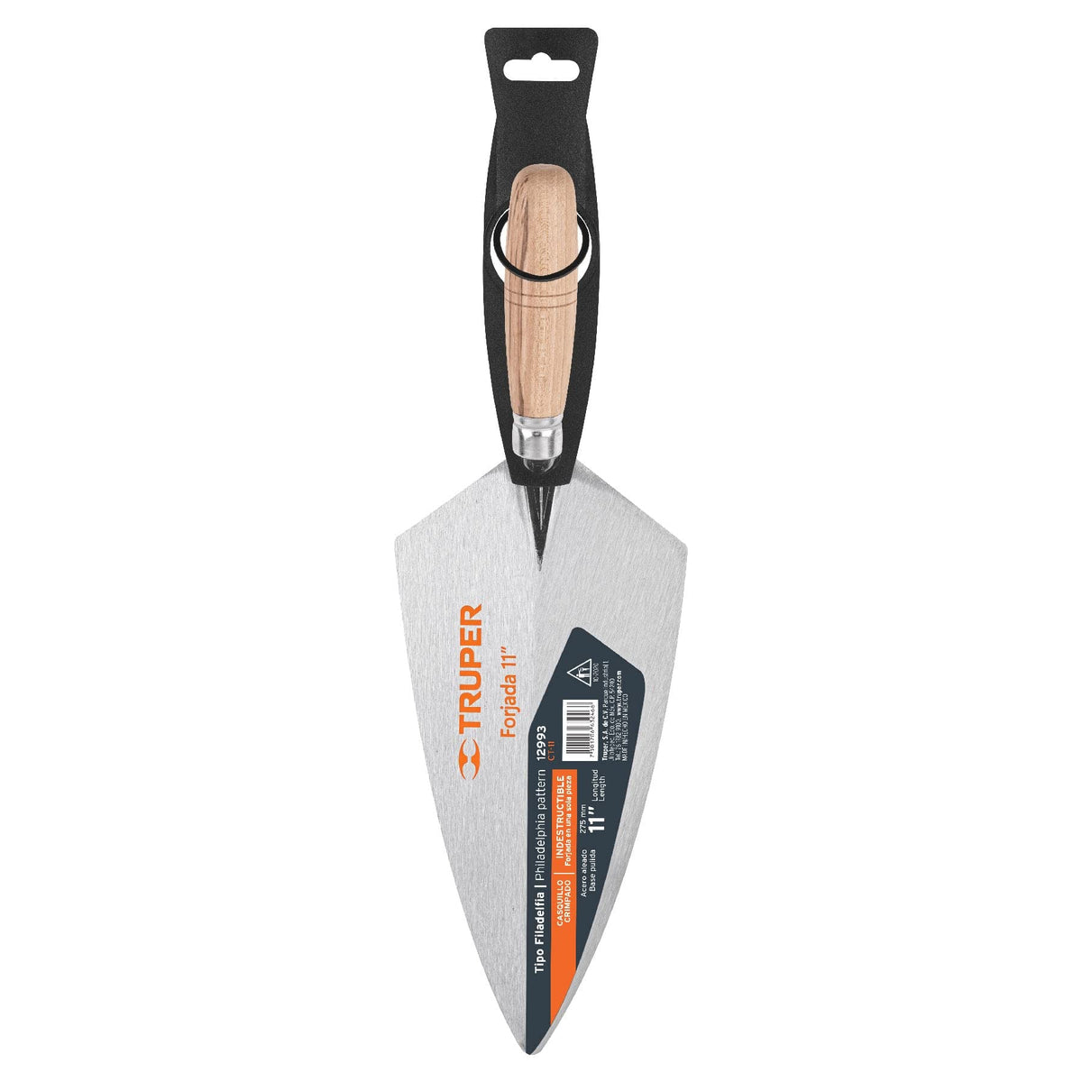 TRUPER CT-11 Philadelphia Pattern Brick Trowels 11" (28cm)