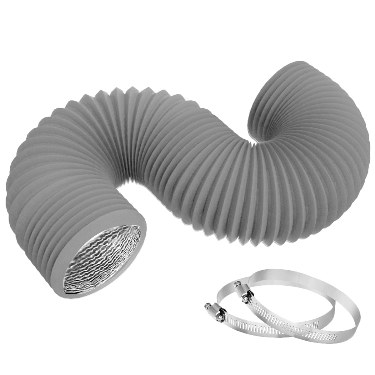 TEAIERXY 4 Inch 8FT Dryer Vent Hose,Flexible Insul