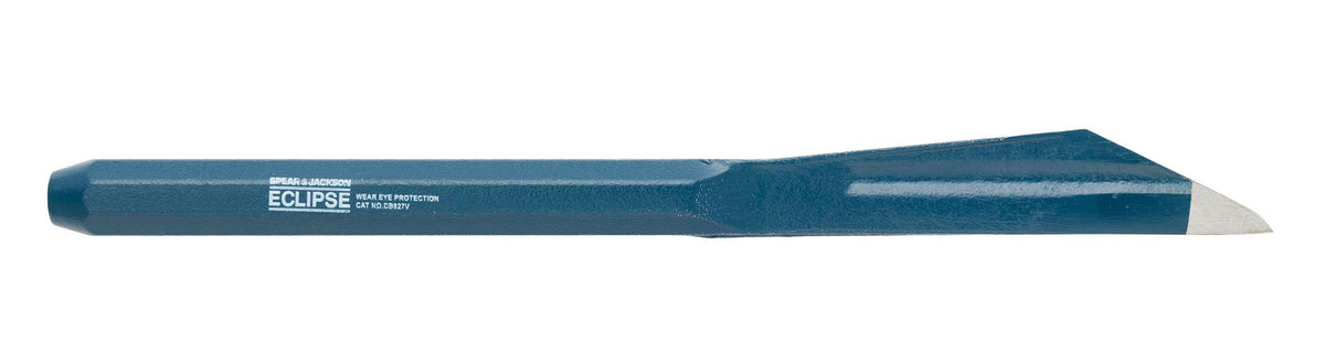 Eclipse CB827V Plug Cold Chisel, Chrome Vanadium Steel, 1/4" Width, 10" Length