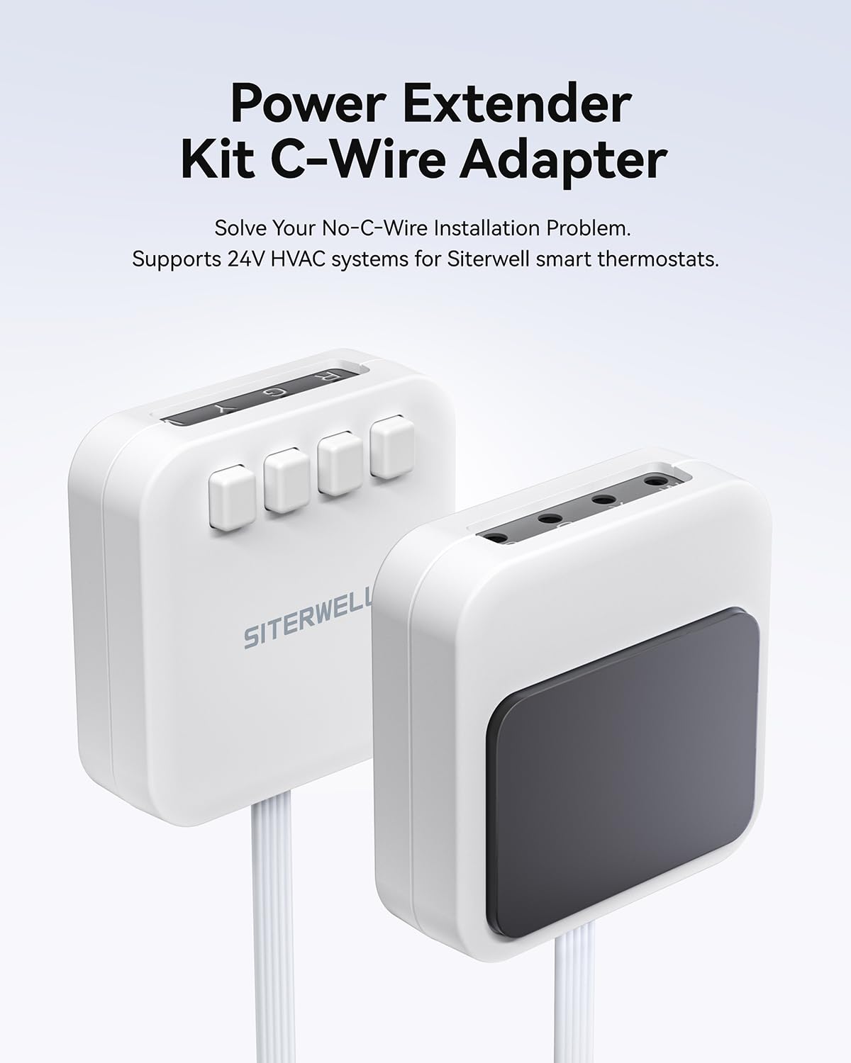 Power Extender Kit C-Wire Adapter, 24VAC Common Wire Solution