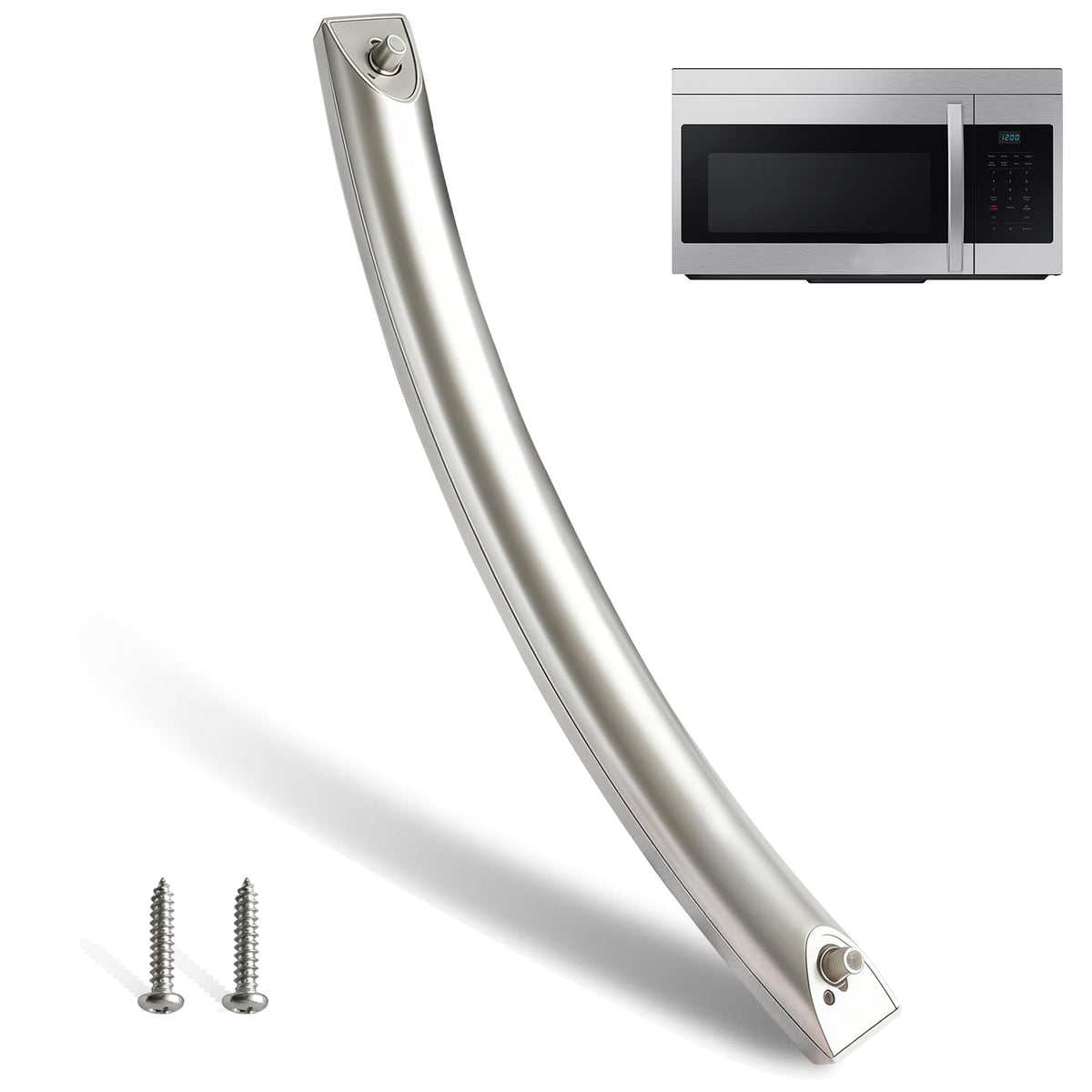 New Upgraded ME16A4021AS Microwave Door Handle, DE