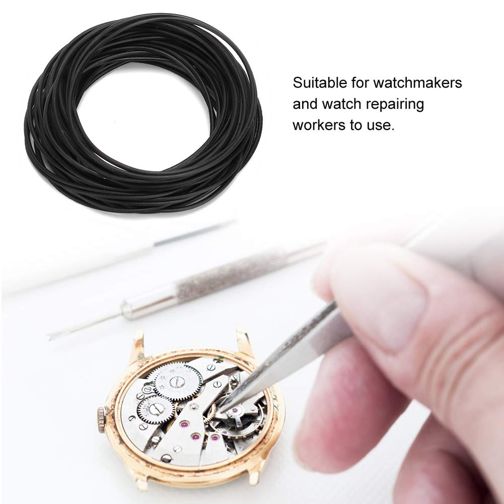 Joyzan Watch Back Gasket, O Ring Rubber Sealing Washer Gaskets Replacement