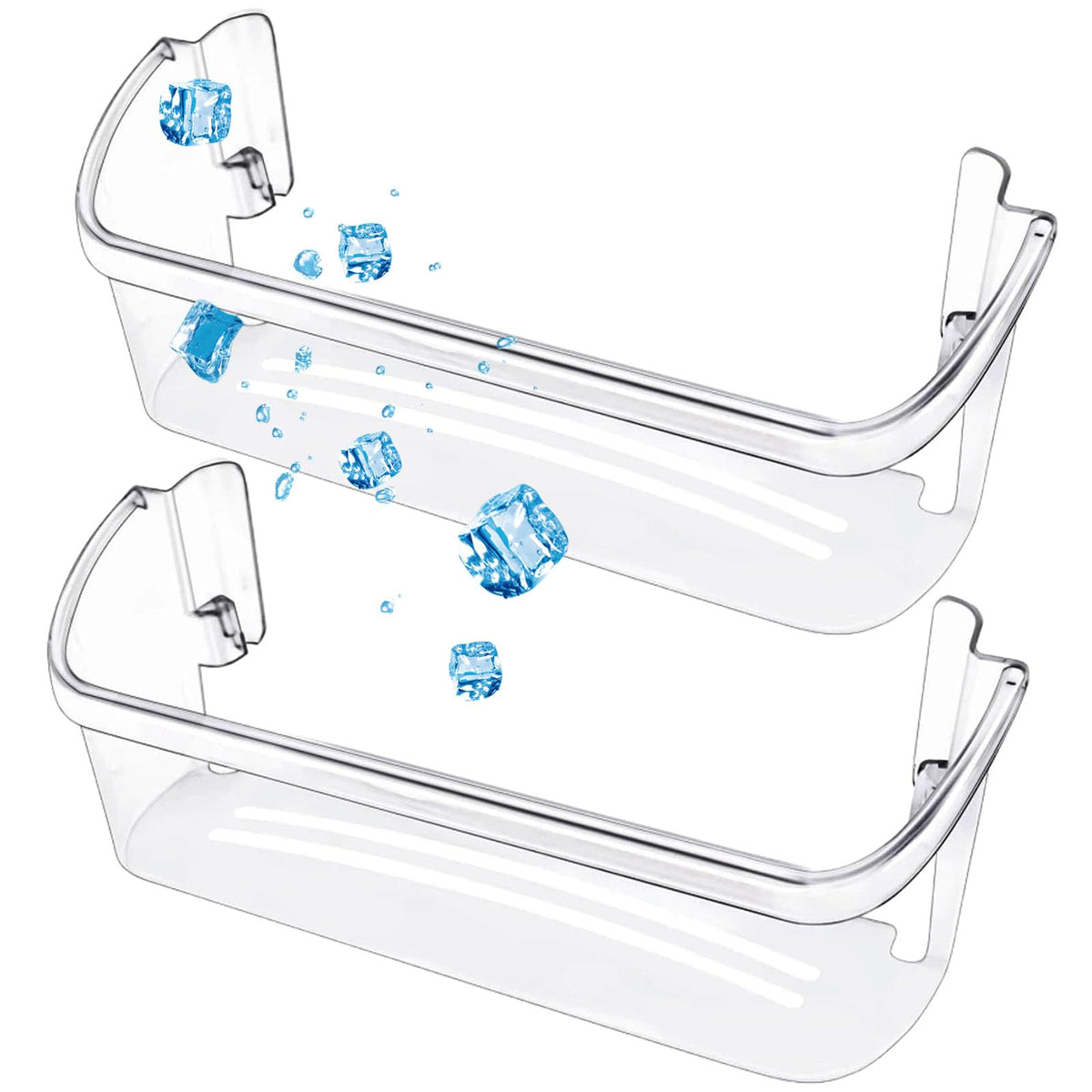 2 Pack UPGRADED 242126602 Refrigerator Door Bin Sh