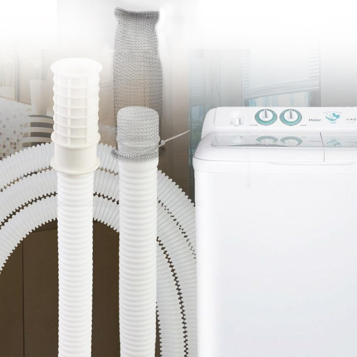 24 PCS Washing Machine Drain Lint Trap, Lint Traps
