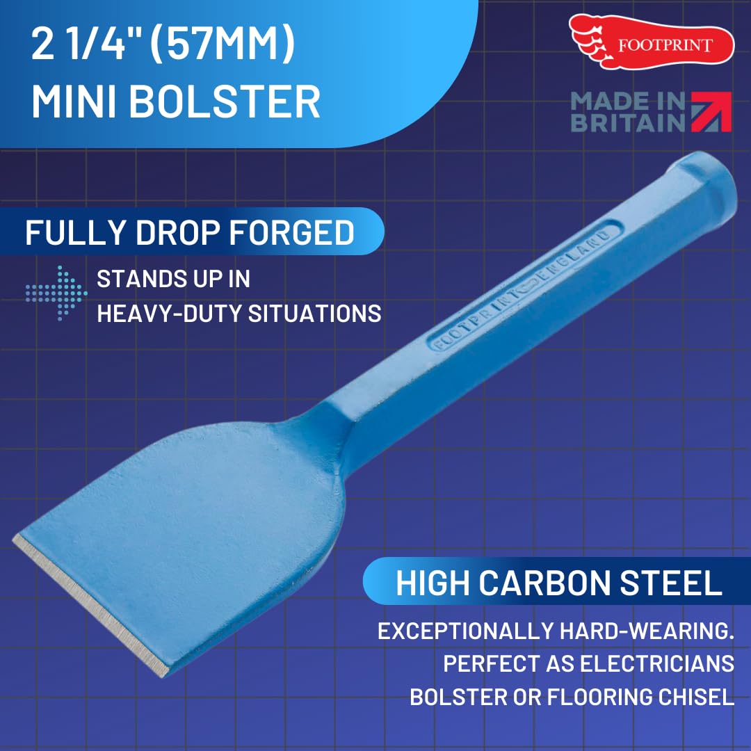 Footprint Brick Bolster, Electricians Bolsters & Flooring Chisel