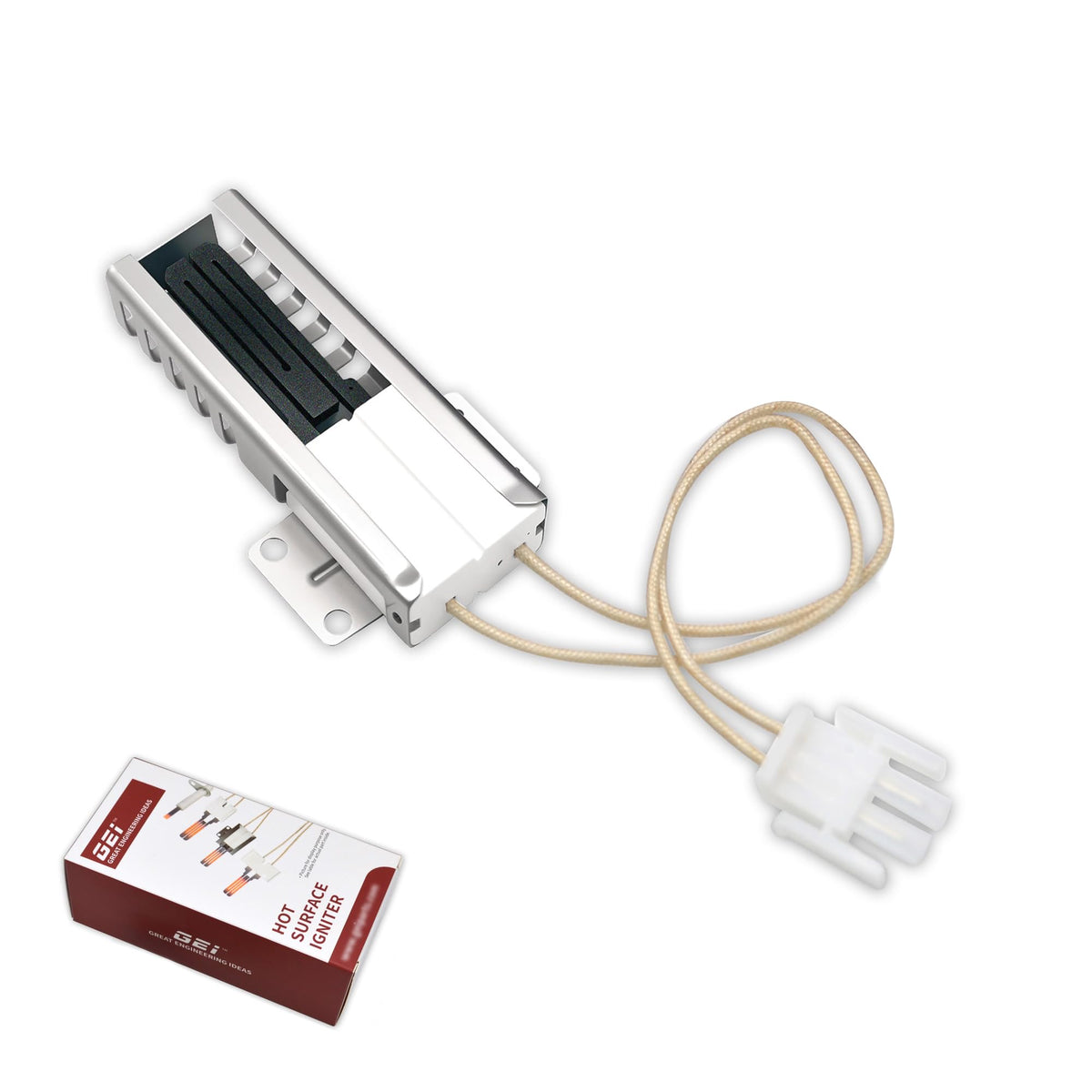 GEIparts WB13K21 Oven Igniter for Gas Stove, Replacement Parts for Range, Replace 5303935066, WB13K0021, WB13T10045, WB13K10026, IG9998, 501A, PS231280, AP2020569 Ignitors