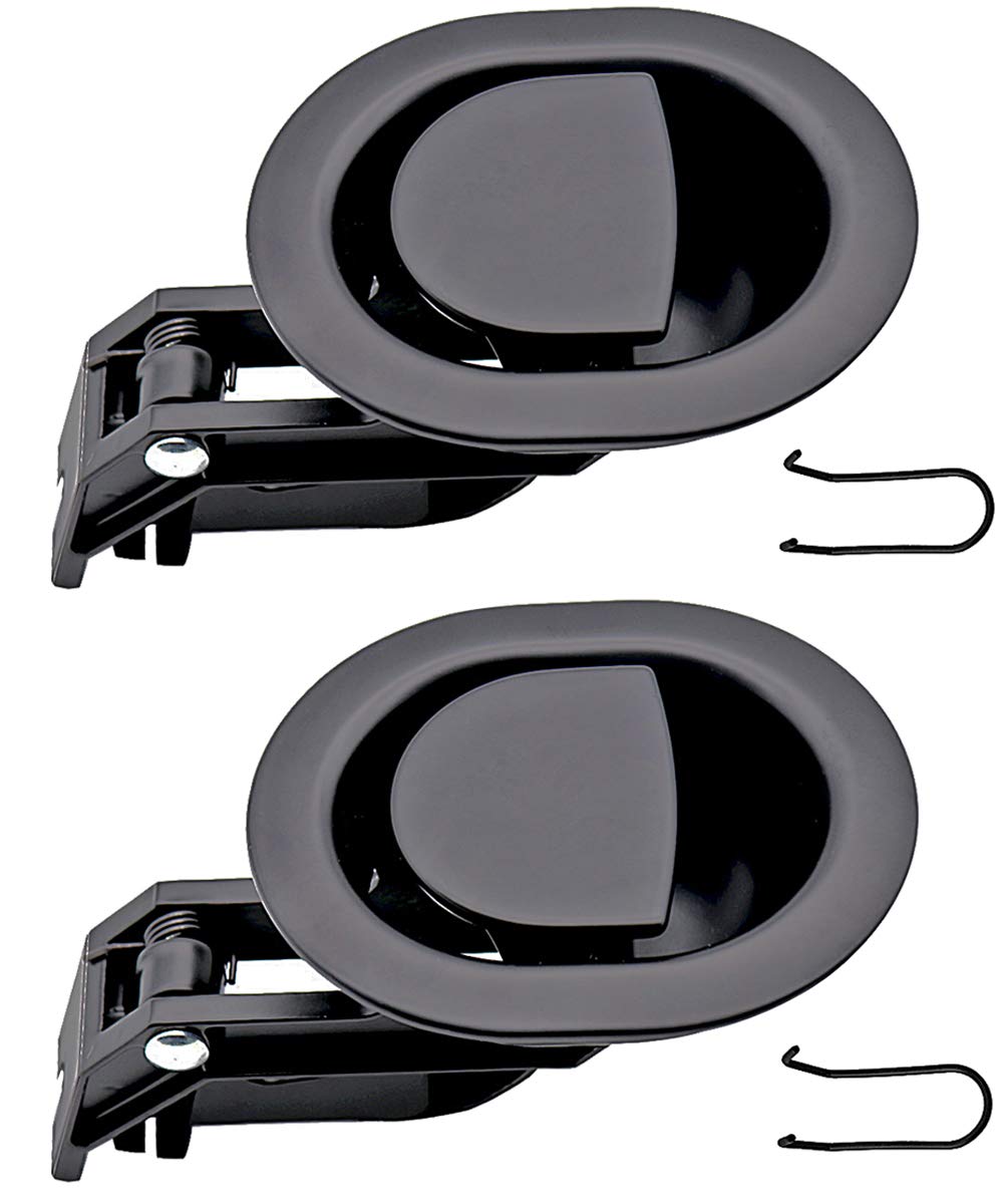 ttmagic 2Pcs Universal Heavy-Duty Metal Sofa Chair Recliner Release Pull Handles Replacement Parts, Fits Ashley, Lazy Boy and Most Recliner Brand, Recliner Handle Size 3" x 3.5"