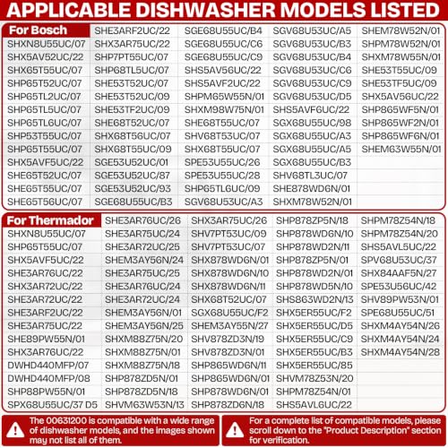 00631200 Dishwasher Drain Pump Replacement for Bos