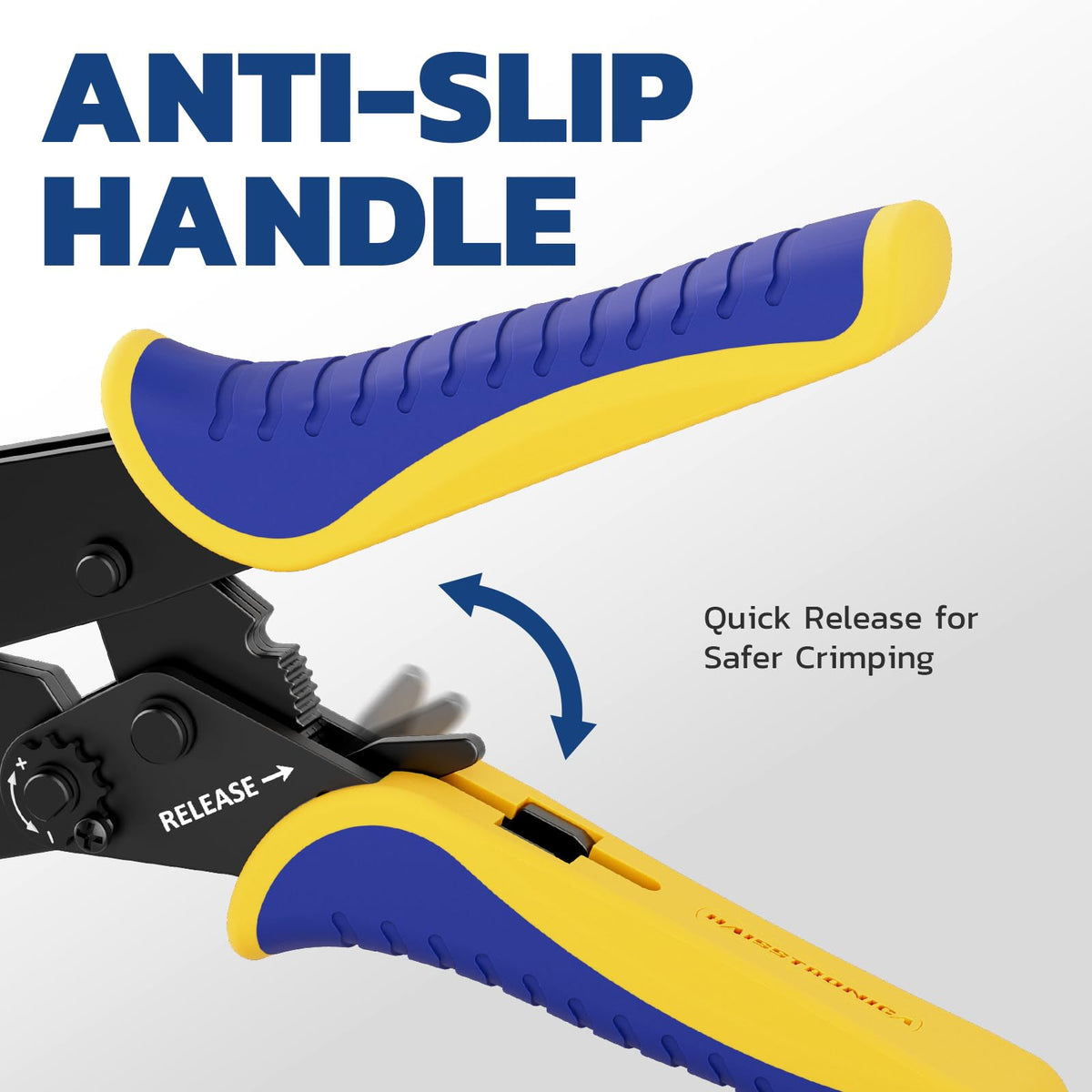 haisstronica Crimping Tool for Heat Shrink Connectors, AWG 26-10, HS-8327