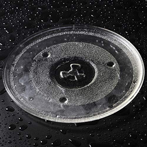 10.5'' Microwave Glass Tray Compatible with Hamilton Beach - The Exact Replacement Part of 252100500497/HB-P90D23/HB-P90D23A/HBP90D23 - Dishwasher Safe
