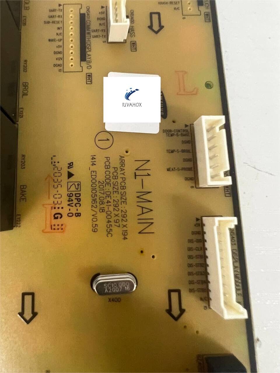 Samsung Oven Control Board DE94-03926B