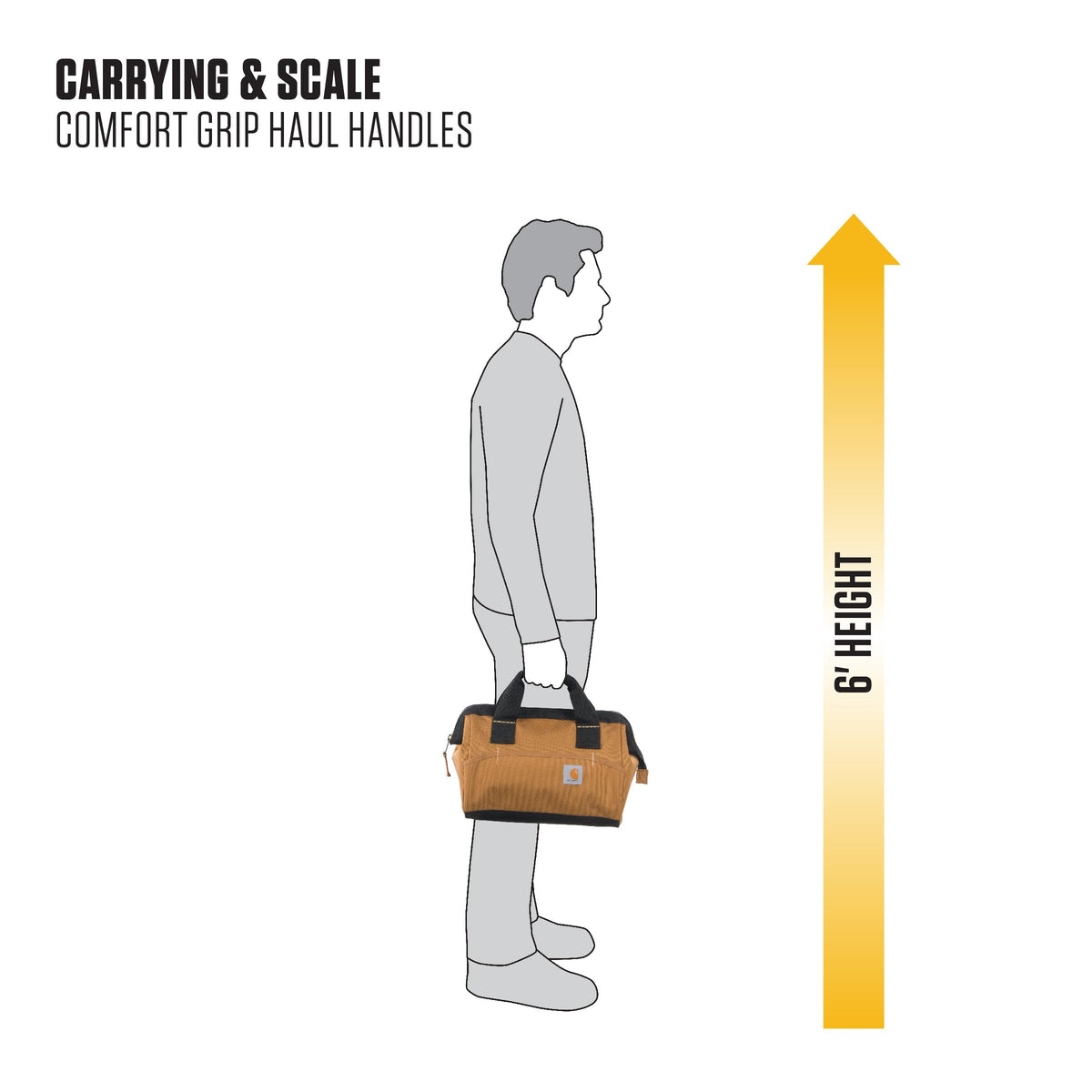 Carhartt Utility Small Tool Bag Carhartt Brown