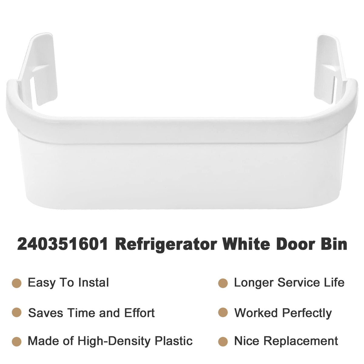 AMI PARTS 240351601 Refrigerator Freezer White Doo