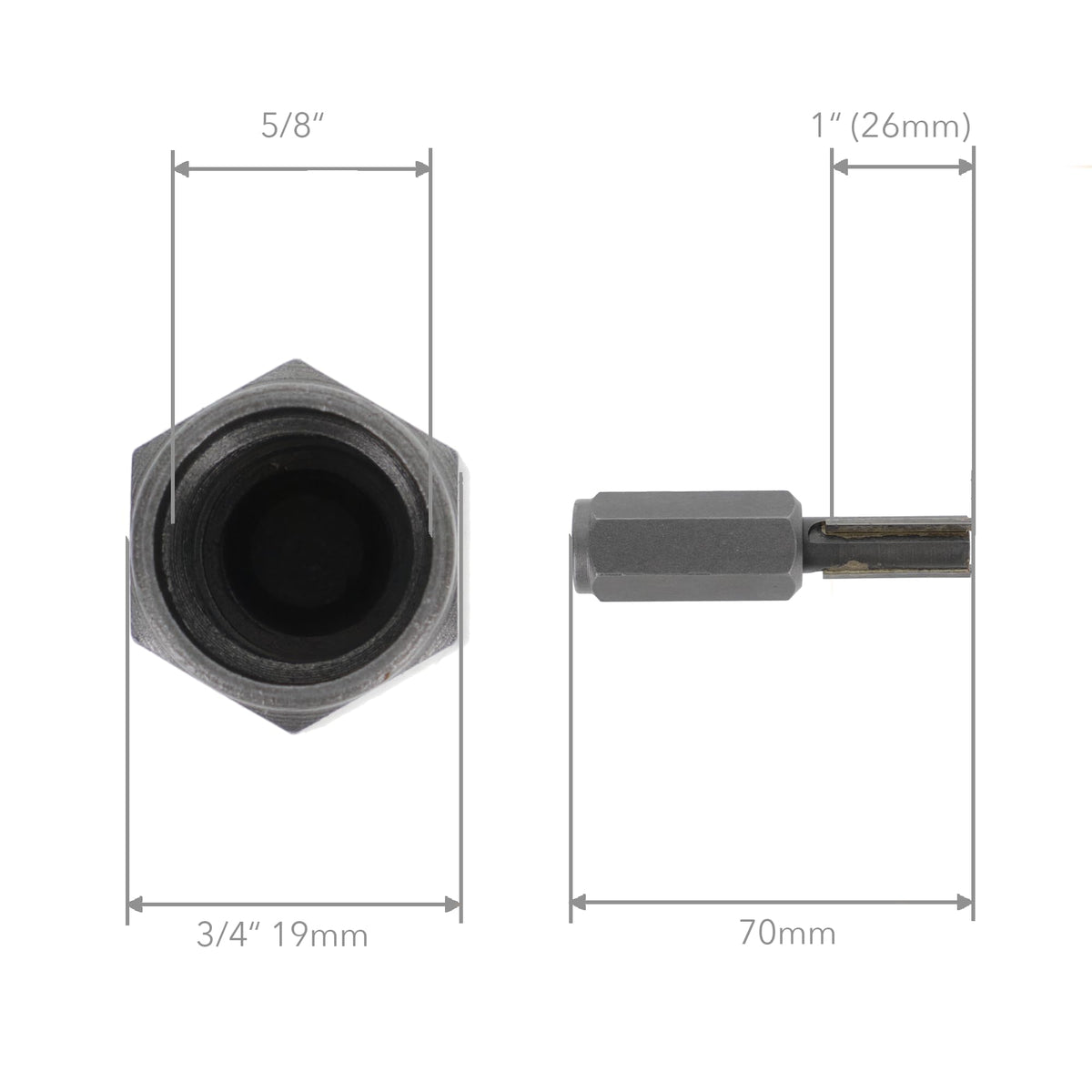 PRODIAMANT Mortar Rake 12mm (1/2") Tuck Pointing Bit for Grinder