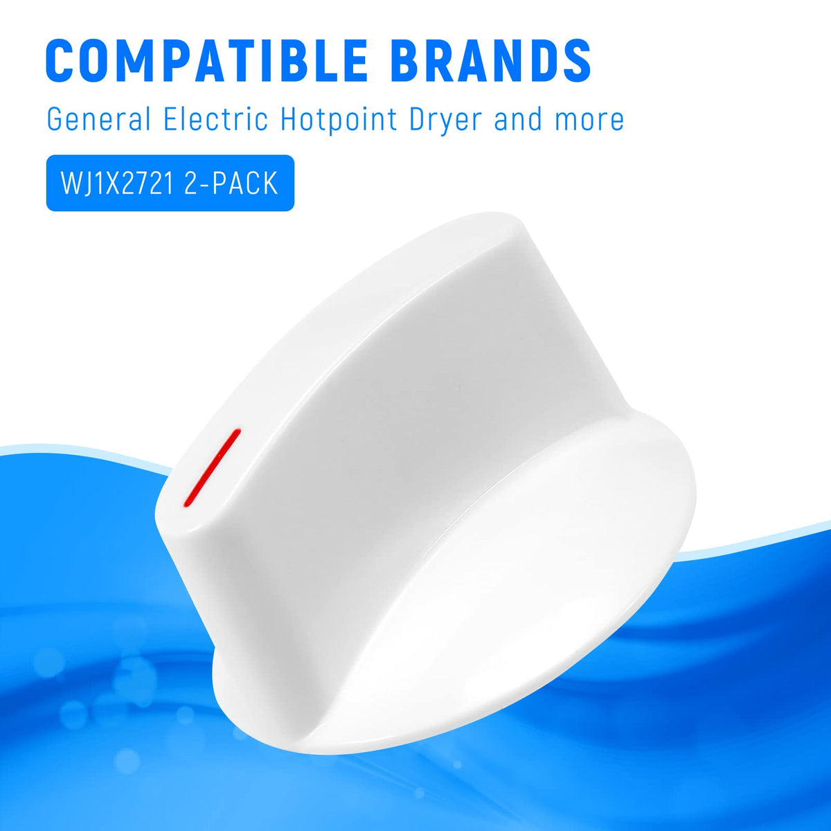 WH1X2721 Dryer Knob Replacement for Hotpoint & GE Dryer Machine Parts
