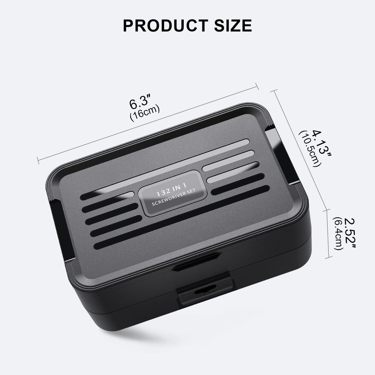YOYSUN Mini Precision Screwdriver Set with Color-coded Identification, 132 in 1 Micro Magnetic Repair Tool Kits with Storage Box, 108 Bits,Small Manual Screw Driver Toolkits for iPhone/Mac/iPad/Table