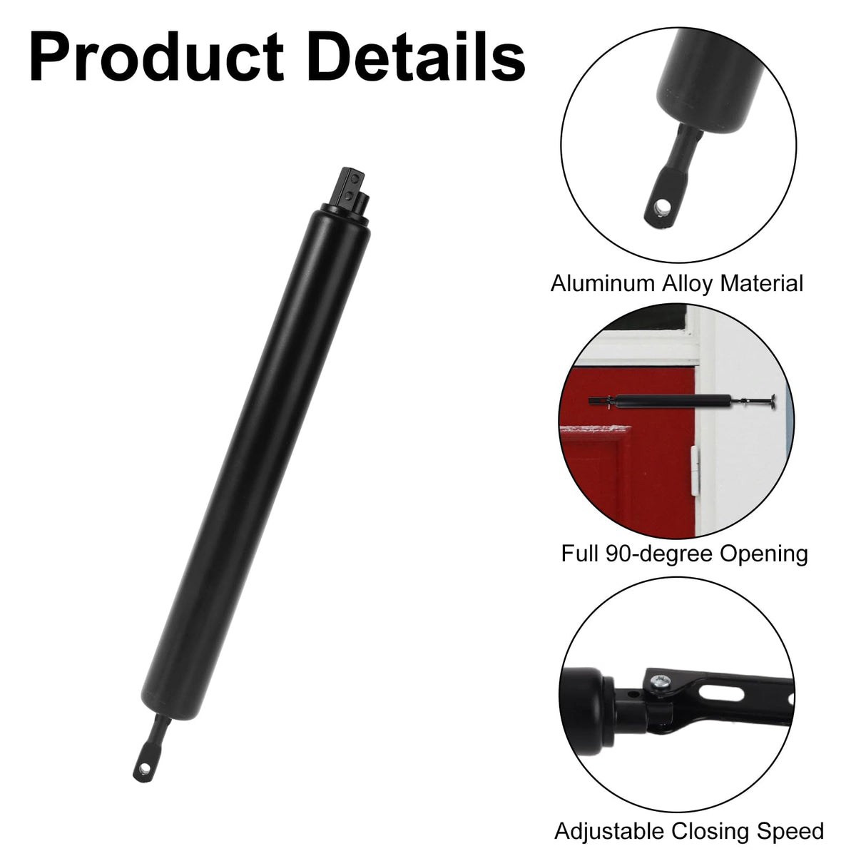 Storm Door Closer & Screen Door Handle, Heavy Duty Screen Doors Kit