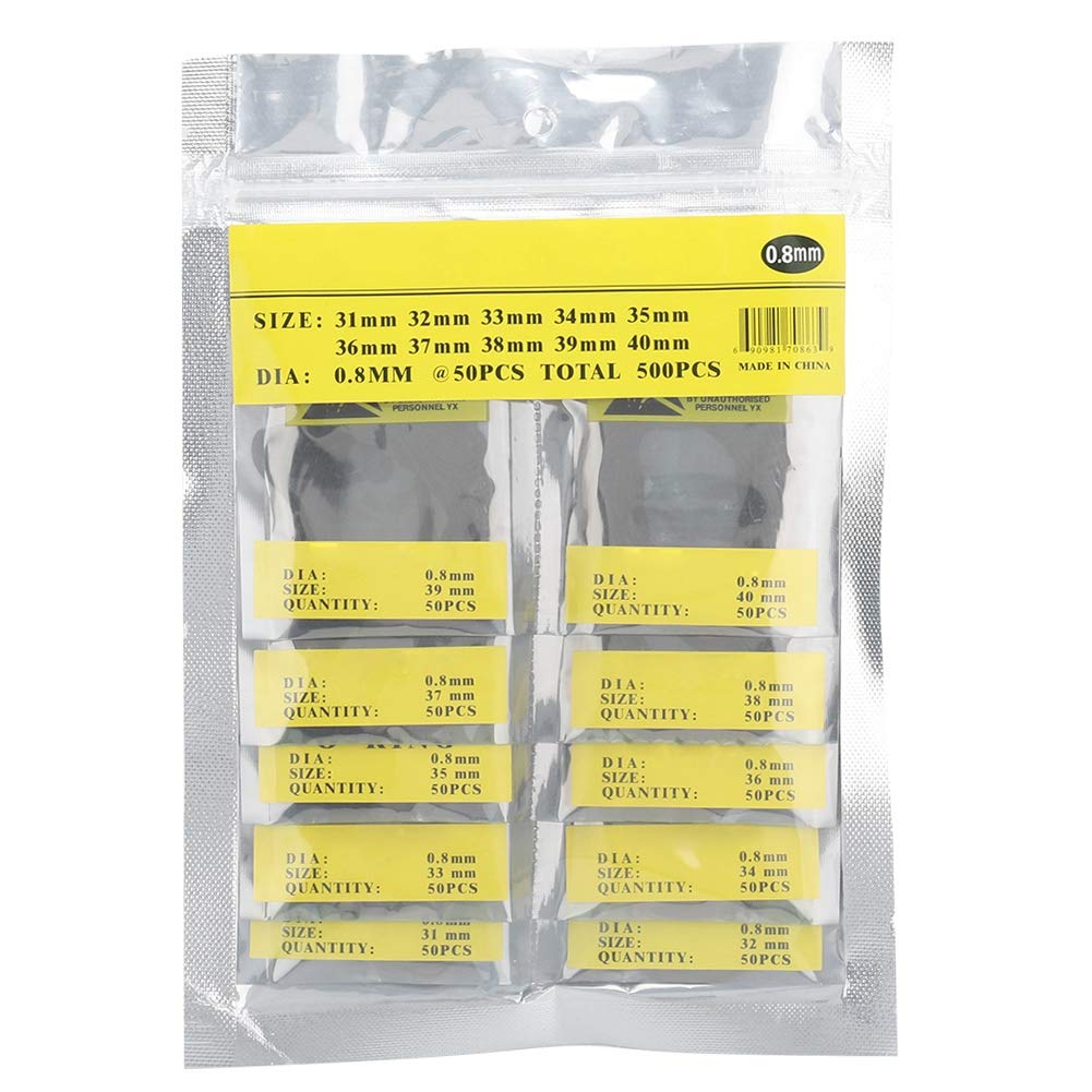 Joyzan Watch Back Gasket, O Ring Rubber Sealing Washer Gaskets Replacement