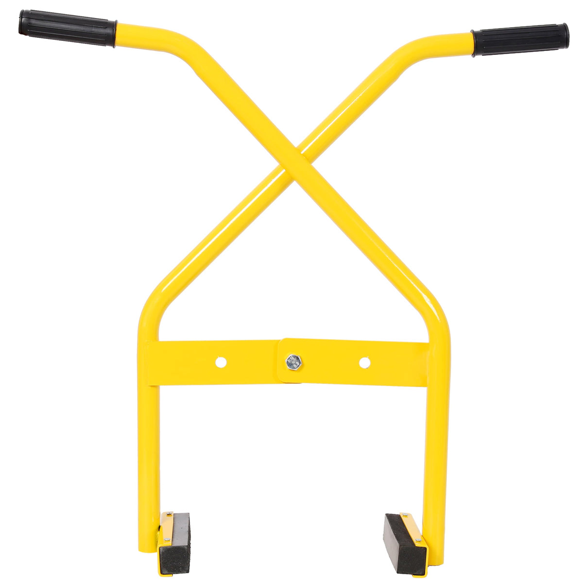 Steel Curb Stone Tongs 24” Heavy Duty Concrete Block Lifting Gripping Pliers Offset Design Curb Lifter Tool for Paver Stone Bricks Installation 220 lbs Capacity Yellow