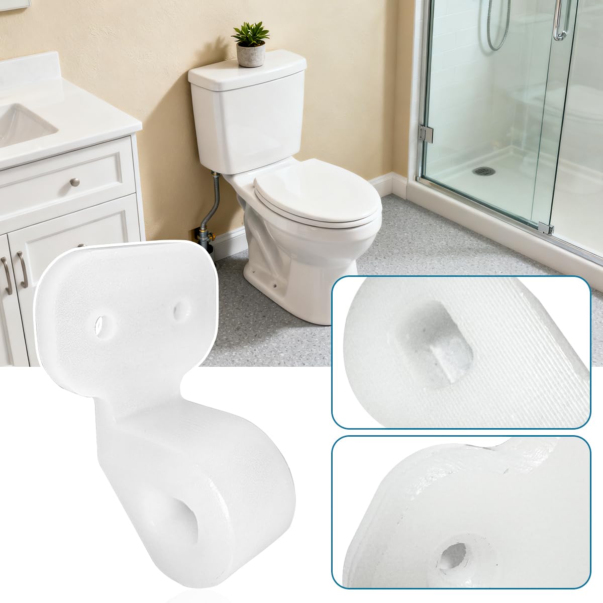 Replacement Slow Close Hinge Bracket for Bemis Nextstep Toilet Seat Right