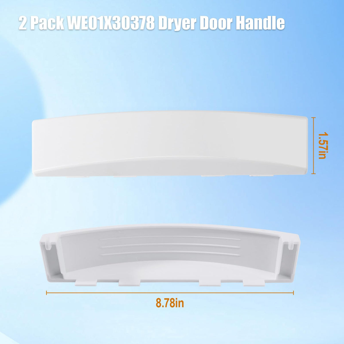2 Pack Dryer Door Handle Replacement for GE Stacka