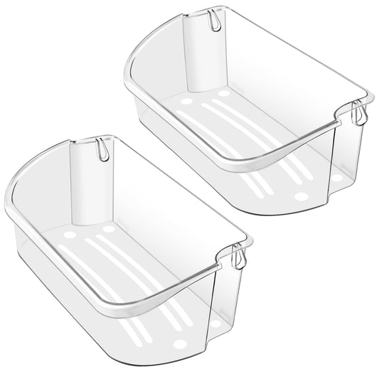 2 PACK Upgraded 240356402 Refrigerator Door Bin Re