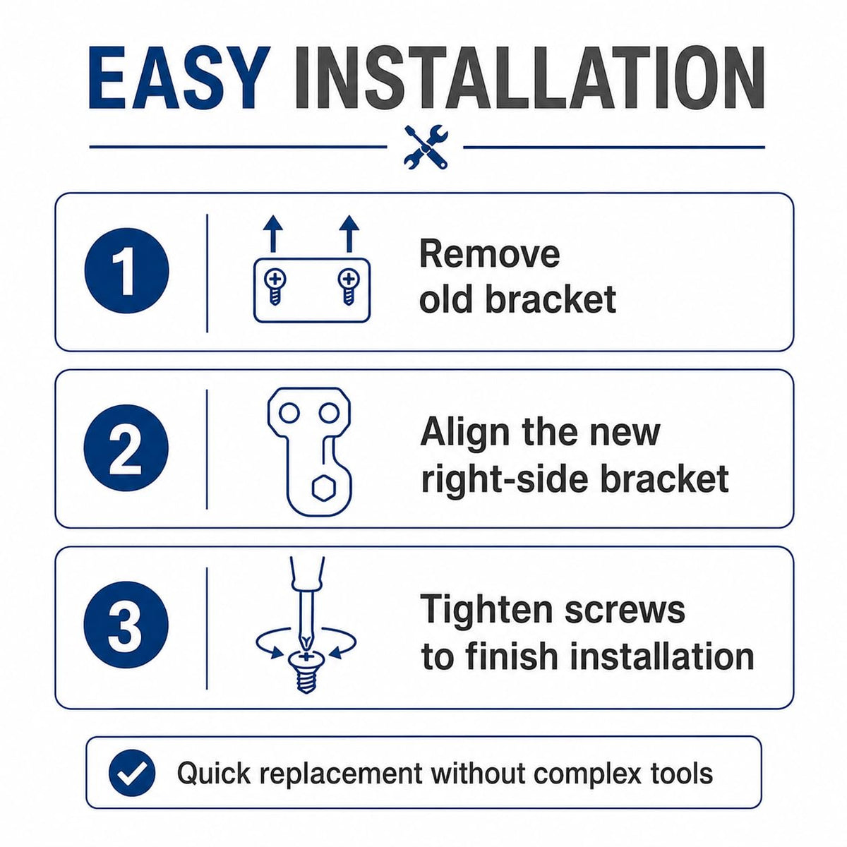 Aluminum Toilet Seat Hinges Replacement for Bemis Nextstep 2 Toilet Seat, Slow Close Hinge Bracket Silver（Left Side）