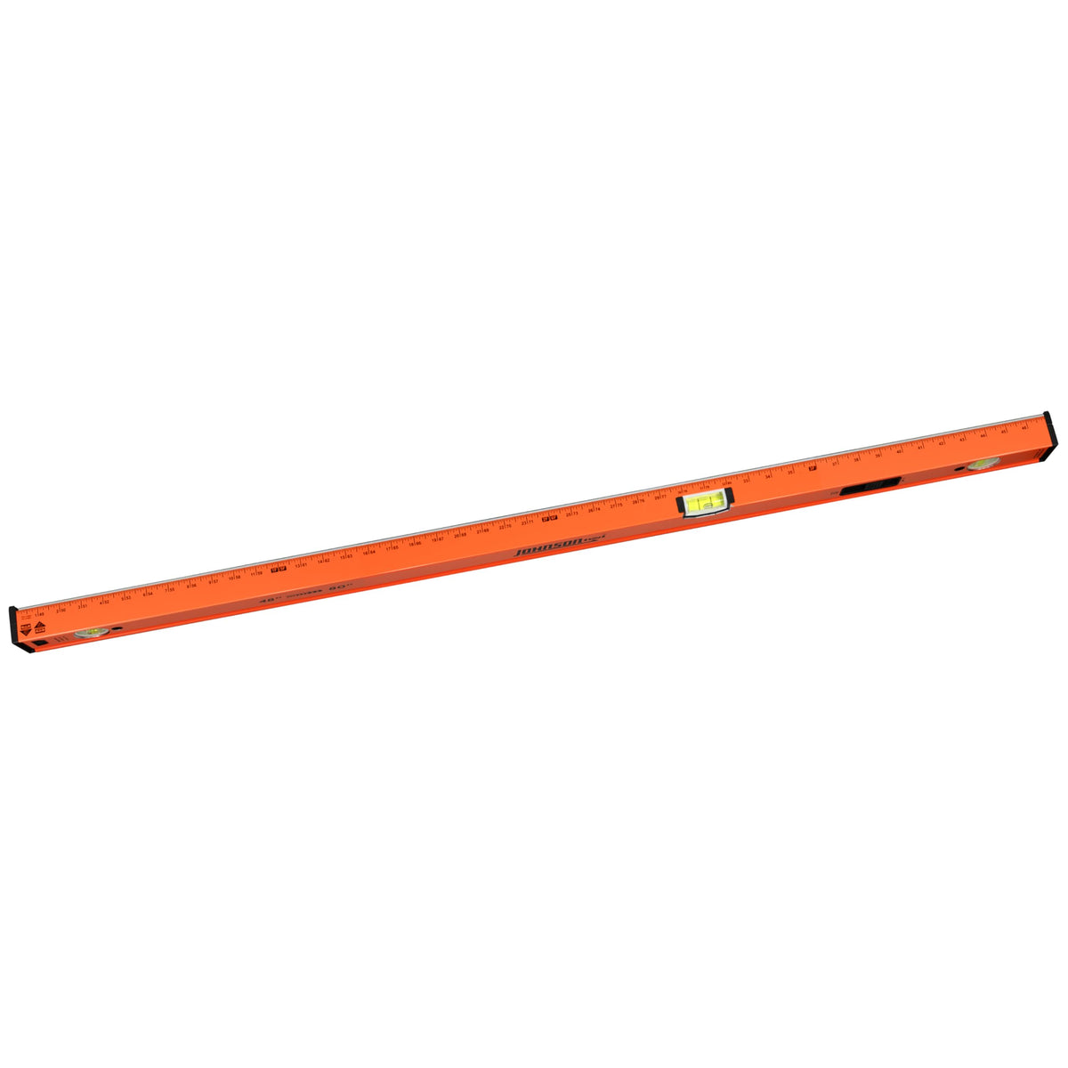 Johnson Level & Tool 5800-4880B 48-80" Extendable Box Beam Level – Telescoping Adjustable Aluminum Level with Locking Extension