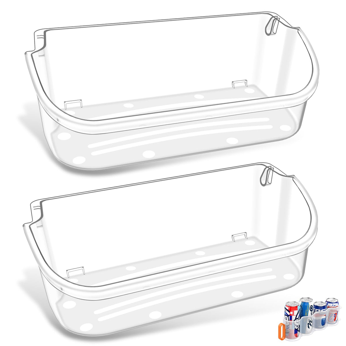 ALVAR 240356402 Refrigerator Door Bin for Frigidai