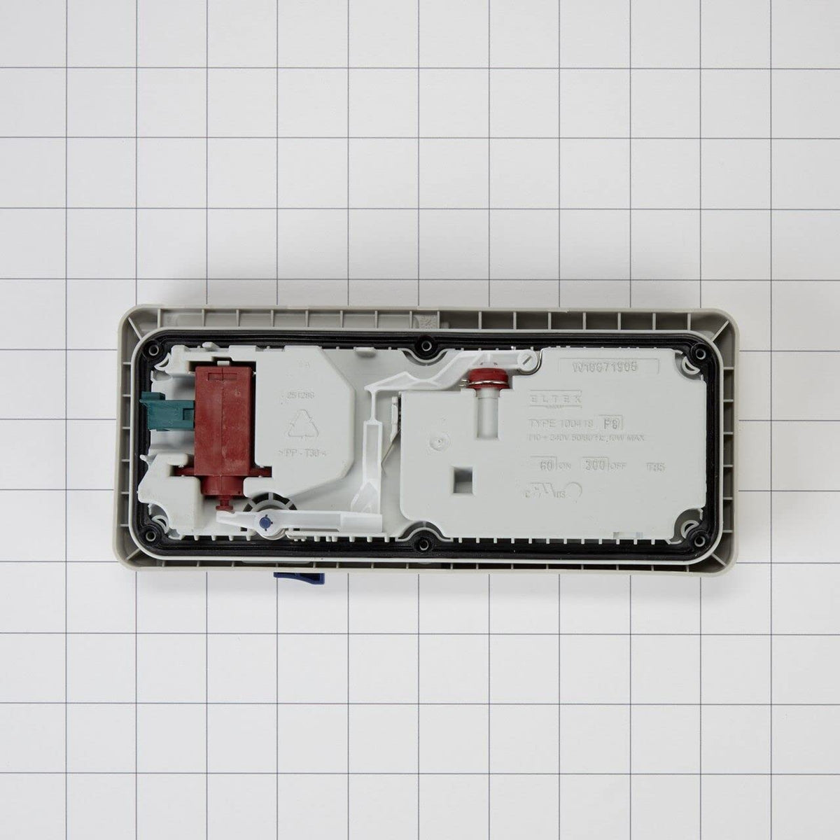 Whirlpool WPW10671905 Genuine OEM Dishwasher Detergent Dispenser Replacement Part - Replaces W10671905