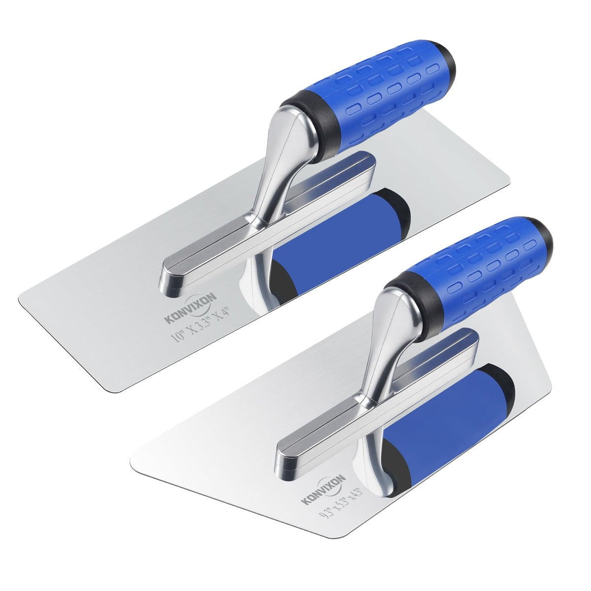 Konvixon 2PCS Venetian Plaster Trowels for Stucco, Marmorino & Microcement