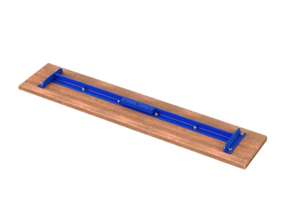 Bon 82-437 Wood Bull Float – 36" x 7 1/4" Square End Concrete Finishing Float, 3/4" Thick, Universal Mount Compatible