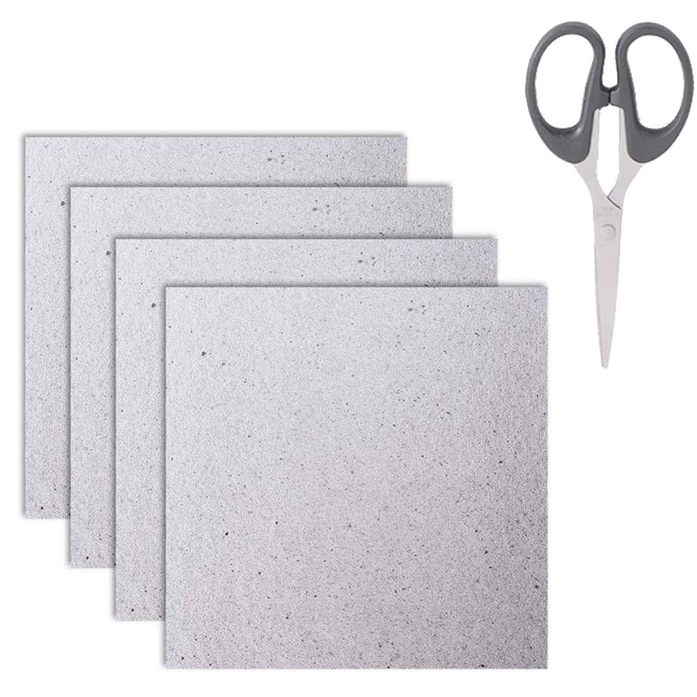 4Pcs Waveguide Cover Mica Plate Sheet Microwave Oven Repairing Part 13x13cm