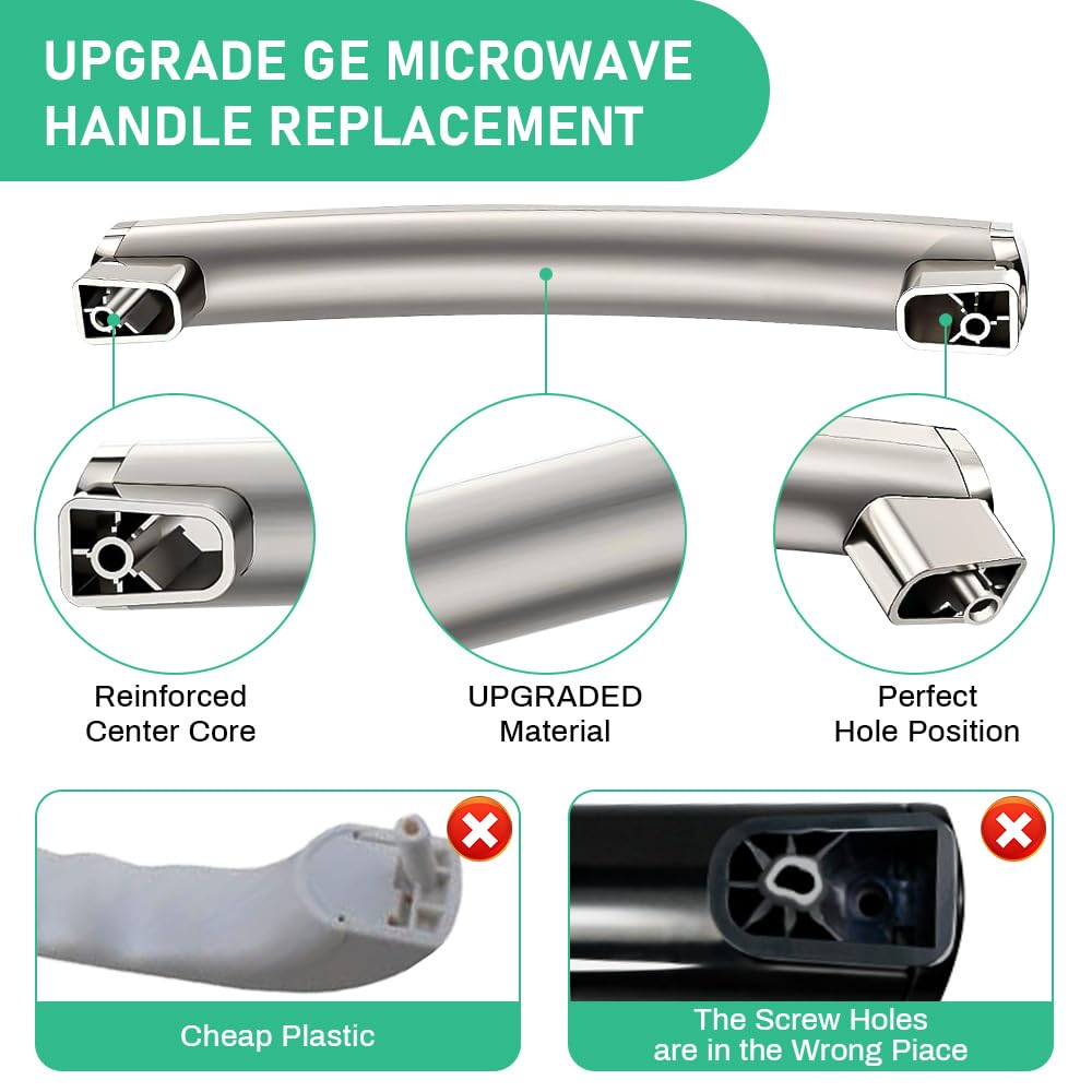 WB15X10278 Microwave Handle Compatible with General Electric GE Microwave