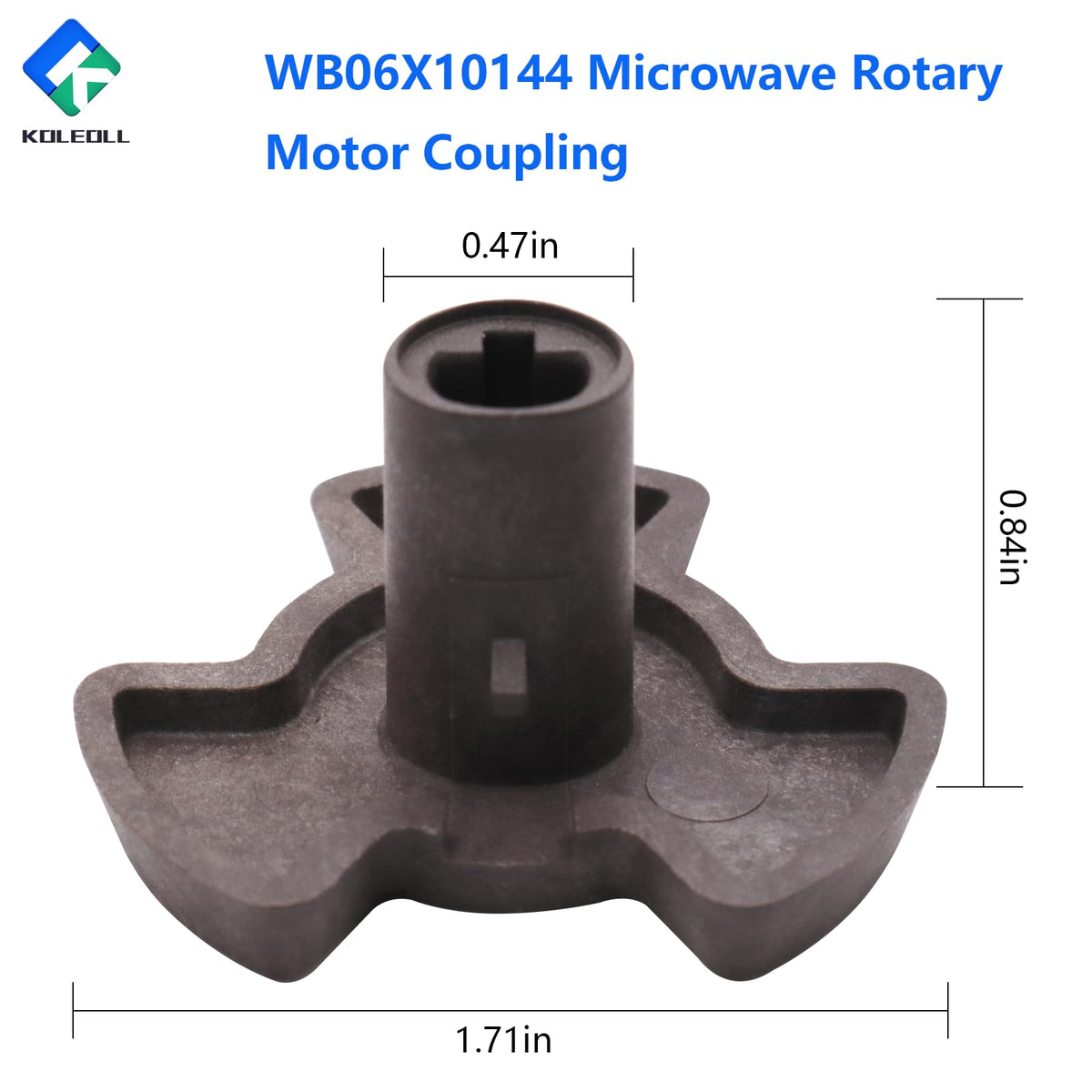 KOLEOLL WB06X10144 Microwave Turntable Motor Coupler