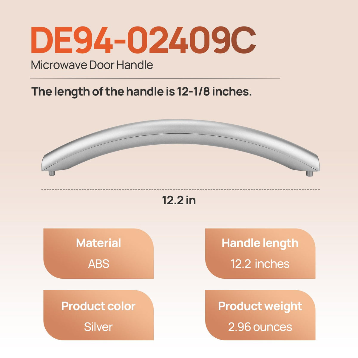 Microwave Oven Door Handle Compatible with Samsung