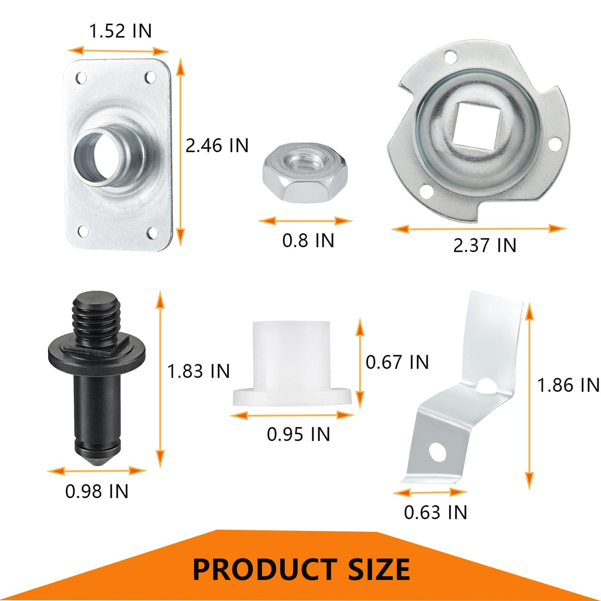 WE25X205 WE25M40 Dryer Drum Bearing Replacemnt Kit Contains WE12M29 Drum Drive Belt WE1M333 Drum Bearing Slide - Compatible With GE Hotpoint Replaces AP2619300,784658,PS267529