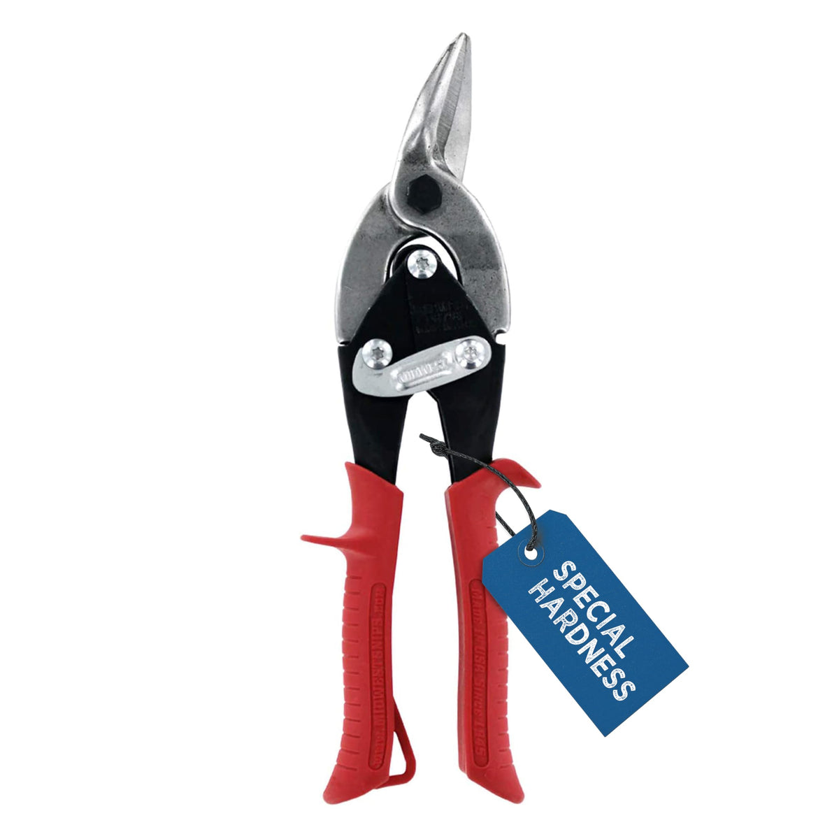 MIDWEST Special Hardness Aviation Snips, Left Cut Regular