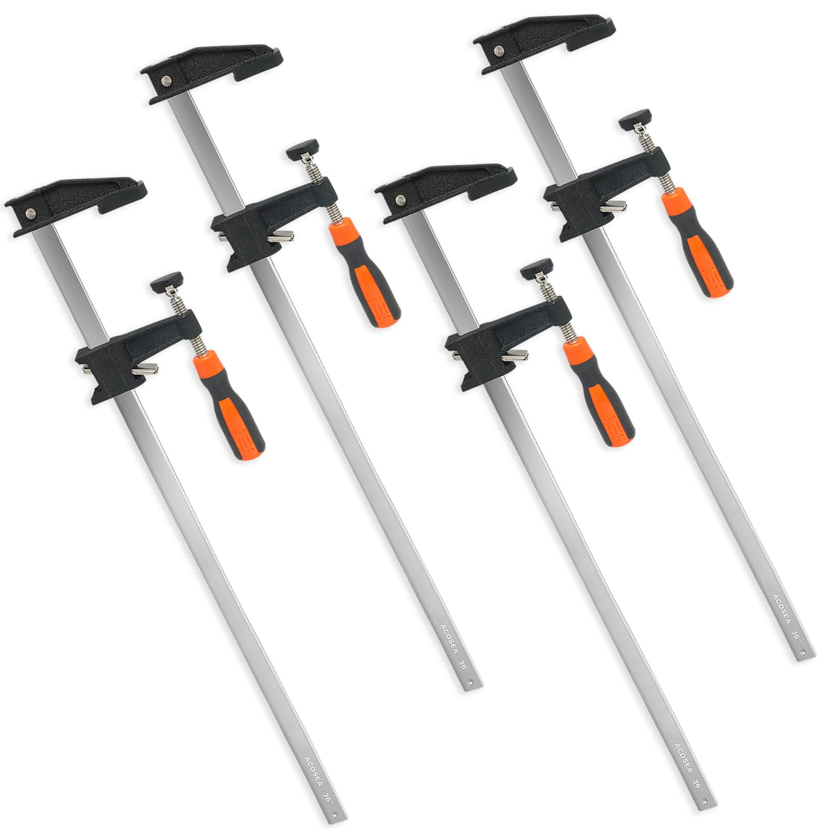 ACOSEA 4-Pack 36 Inch Bar Clamps for Woodworking