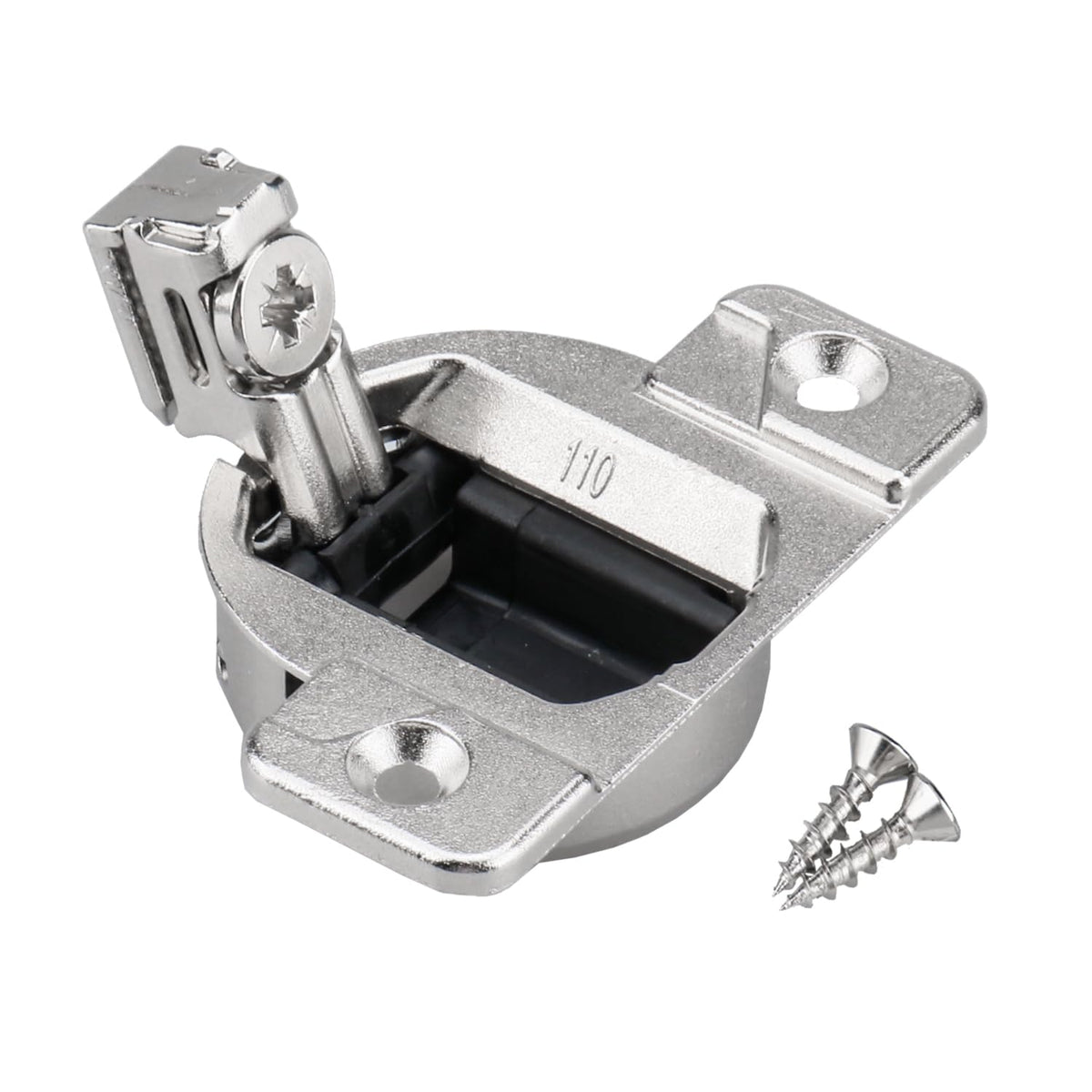 8 Pack Blum Cabinet Hinges Replacement - 110 Degree Self Closing Concealed Compact 33 Hinges (30.310-11.02 Compatible) for Kitchen Cabinets - Includes Screws(Mounting Plate Not Included)
