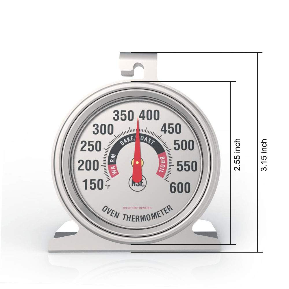 Efeng Large Dial Oven Thermometer for Gas & Electr