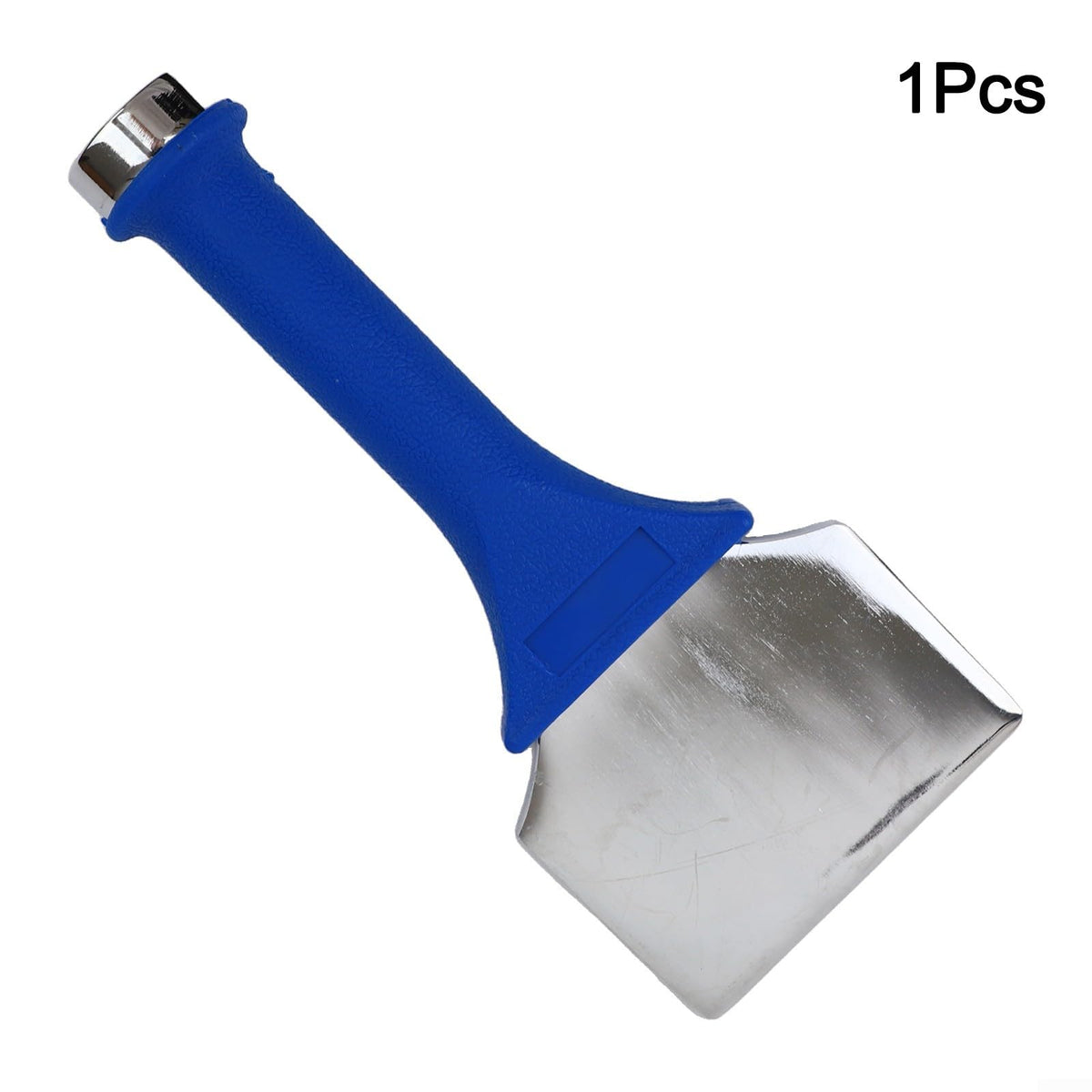 Shophubio for professional Carpet Fitting Bolster Chisel for Stair Installation, Tack Strip Tool with Non Slip Shock Absorbing Handle, Chrome