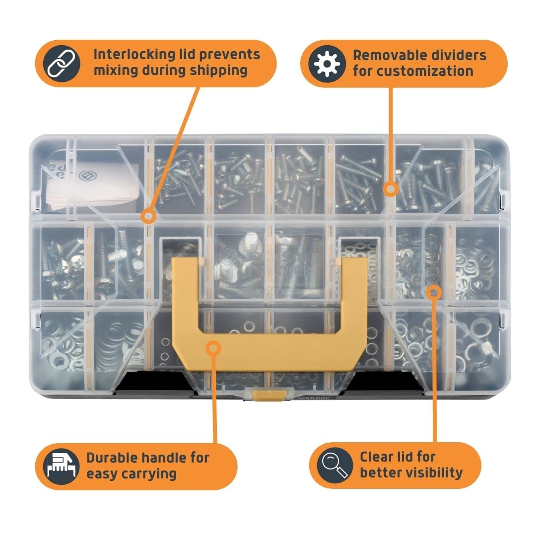Jackson Palmer 2251-Piece Hardware Kit with Screws, Nuts & Washers