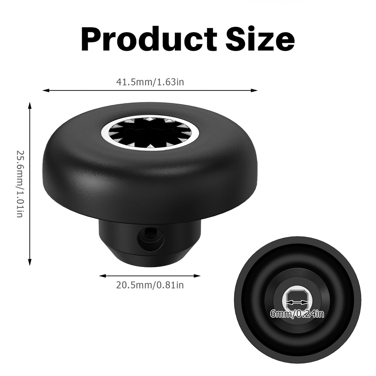 Blender Drive Socket Compatible with Vitamix, 5 Pack Drive Socket Replacement 891 802 15546 15547 Compatible with Vitamix Professional Series, Allen Wrench Included
