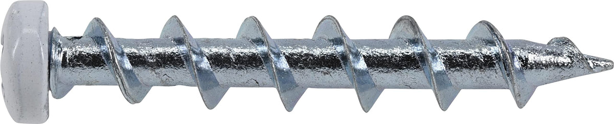 Hillman Borefast Drywall Anchors, 1-1/2in Pan Head, 75 Pack, White